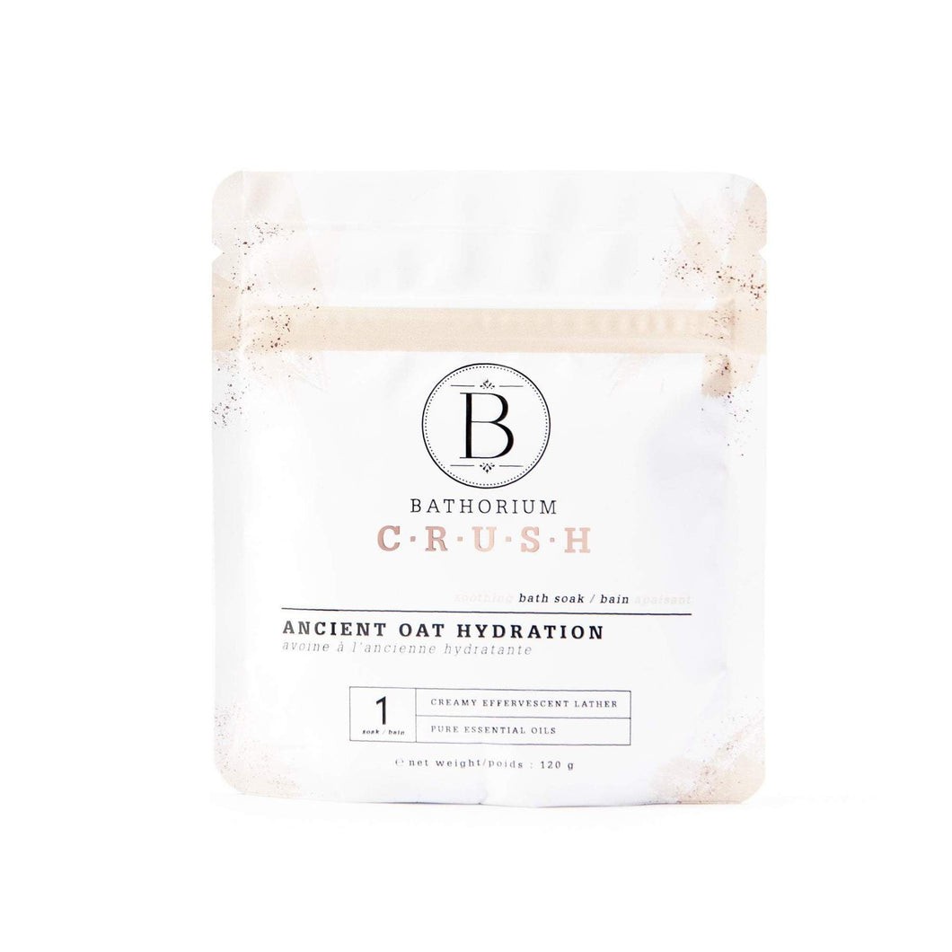 Ancient Oat Hydration Crush COLLOIDAL OATMEAL, WARM VANILLA, SANDALWOOD + LEMONGRASS BATH SOAK